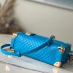 Louis Vuitton Soft Trunk Suitcase Handbag - Blue - Image 4