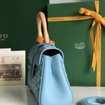 Goyard Saïgon Mini Handbag - Turquoise Blue - Image 5