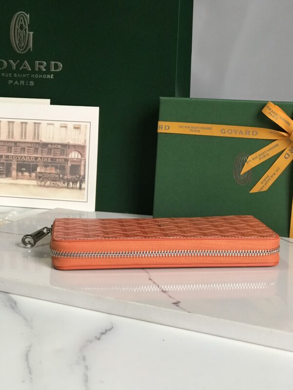 Goyard Matignon Large Long Wallet - Orange - Image 4