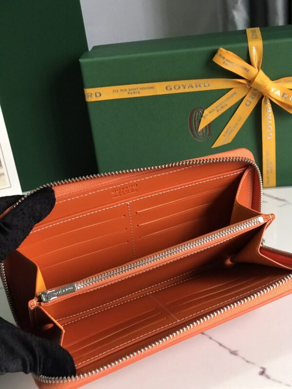 Goyard Matignon Large Long Wallet - Orange - Image 3
