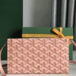Goyard Varenne Crossbody Wallet - Pink - Image 5