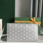Goyard Varenne Crossbody Wallet - Silver - Image 4