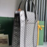 Goyard Bourgogne Vertical Briefcase Handbag - Gray - Image 5