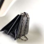 Fendi Peekaboo Cut Medium Bag - Black - Image 5