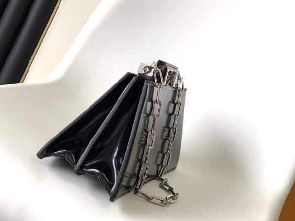 Fendi Peekaboo Cut Medium Bag - Black - Image 5