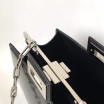 Fendi Peekaboo Cut Medium Bag - Black - Image 3