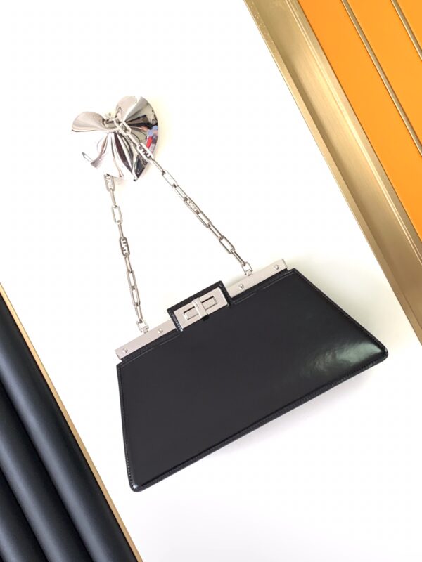 Fendi Peekaboo Cut Medium Bag - Black - Image 2