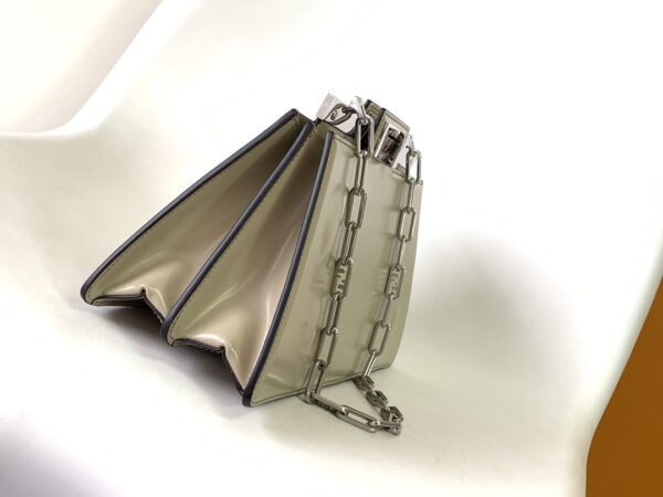 Fendi Peekaboo Cut Medium Bag - Gray - Image 5
