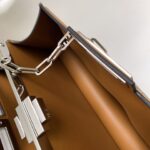 Fendi Peekaboo Cut Medium Bag - Brown - Image 3