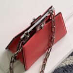 Fendi Peekaboo Cut Small Bag - Peach - Image 4