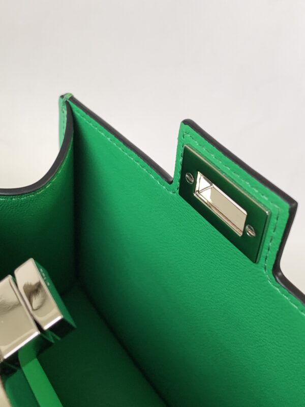 Fendi Peekaboo Cut Small Bag - Green - Image 2