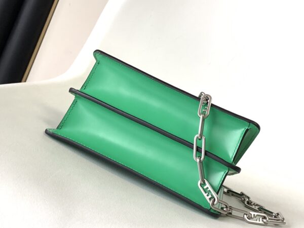 Fendi Peekaboo Cut Small Bag - Green - Image 4