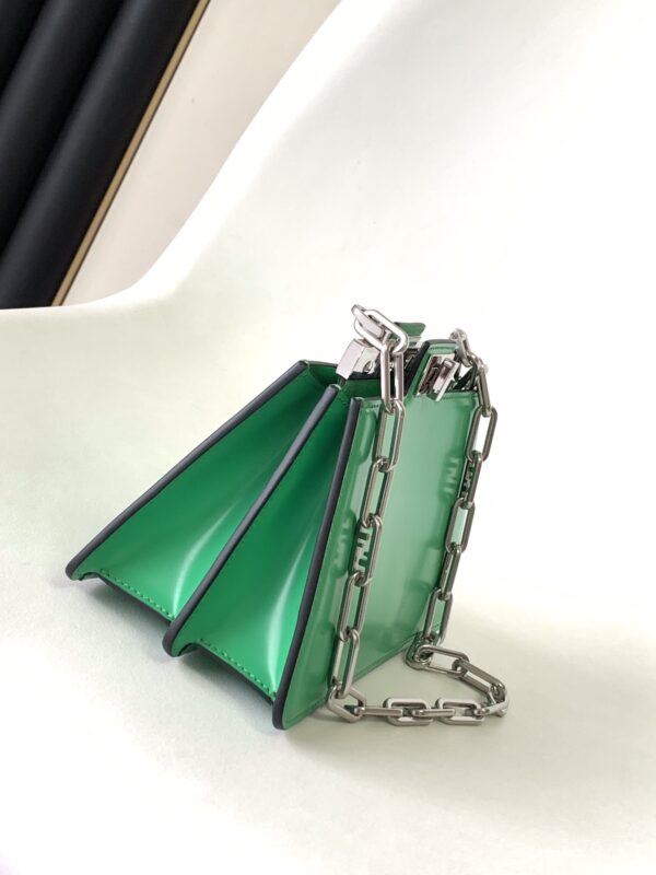 Fendi Peekaboo Cut Small Bag - Green - Image 5