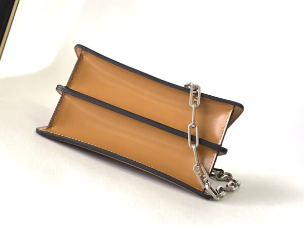 Fendi Peekaboo Cut Small Bag - Brown - Image 4