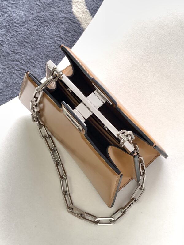 Fendi Peekaboo Cut Small Bag - Brown - Image 3