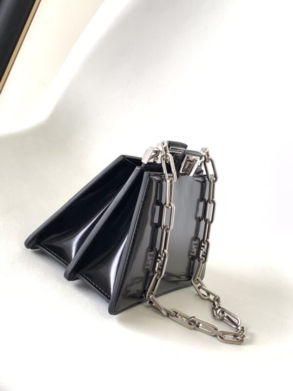 Fendi Peekaboo Cut Small Bag - Black - Image 4