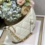 Dior CD LOUNGE Moon Handbag - White - Image 5