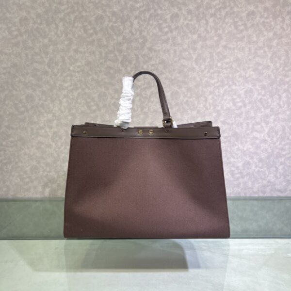 Fendi Peekaboo X-Tote Medium Handbag - Brown - Image 5