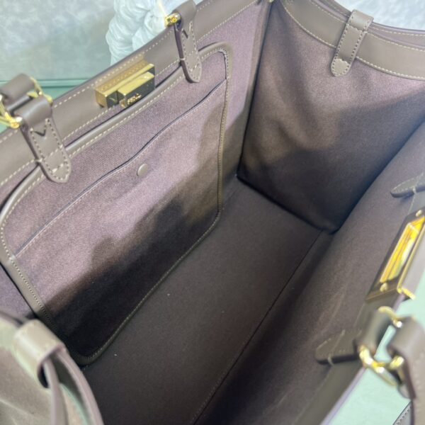 Fendi Peekaboo X-Tote Medium Handbag - Brown - Image 3
