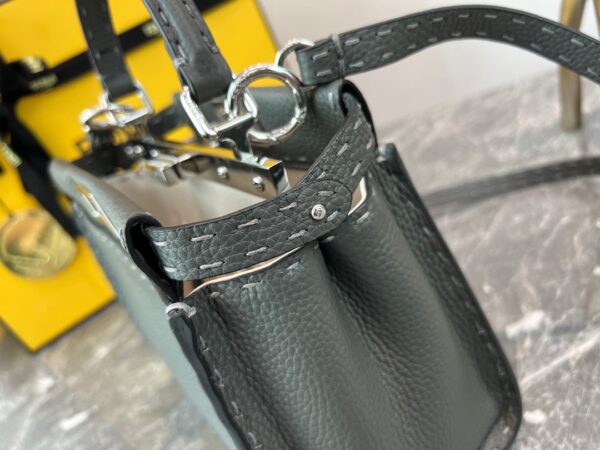 Fendi Peekaboo Handbag - Gray - Image 3