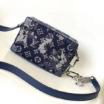 Louis Vuitton Mini Soft Trunk Chain Bag - Blue - Image 5