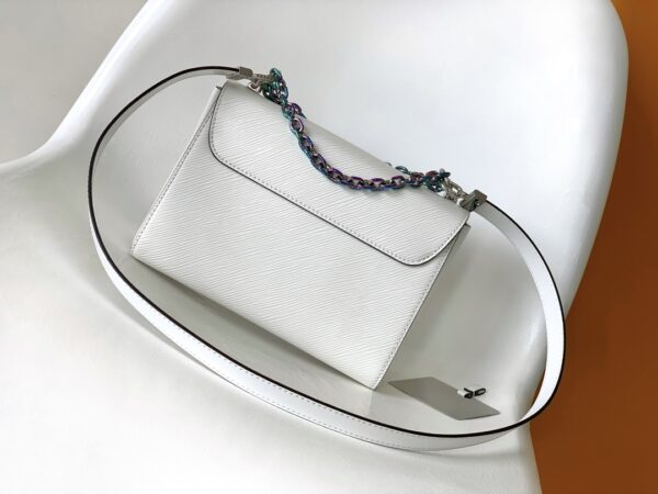 Louis Vuitton Twist Medium Handbag – White - Image 4