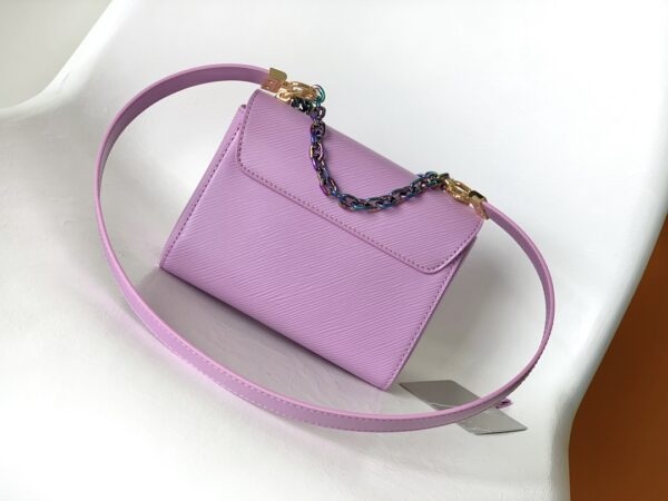 Louis Vuitton Twist Medium Handbag – Purple - Image 4