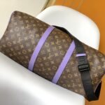 Louis Vuitton Keepall 50 Travel Bag - Purple - Image 3
