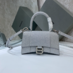 Balenciaga  Heavy-Hitting Small Hourglass Bag - Silver
