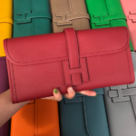 Hermes Epsom Turtledove Handbag - Flag Red