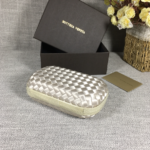 Bottega Veneta Small Classic Dinner Bag - Silver - Image 4