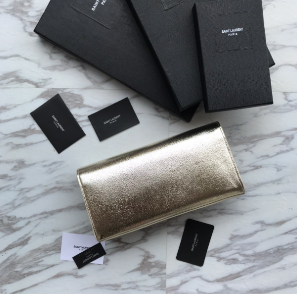 YSL Postiche Handbag - Silver - Image 3