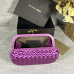 Bottega Veneta Small Classic Dinner Bag - Purple - Image 3