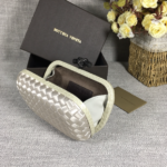 Bottega Veneta Small Classic Dinner Bag - Silver - Image 3