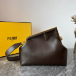 Fendi First Large Handbag – Dark Brown