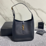 YSL Autumn And Winter Simple Handbag - Black
