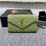 YSL Yves Saint Laurent Clutch Bag - Green