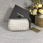 Bottega Veneta Small Classic Dinner Bag - Silver
