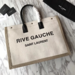 YSL Rive Gauche Beach Bag - White