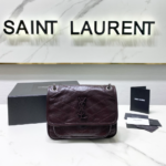 YSL Saint Laurent's Niki's Small Handbag - Maroon