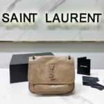 YSL Saint Laurent's Niki's Small Handbag - Apricot