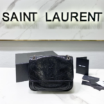 YSL Saint Laurent's Niki's Small Handbag - Black Silver