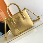 Prada Galleria Handbag - Gold
