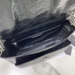 YSL Saint Laurent's Niki's Medium Handbag - Black Silver - Image 2
