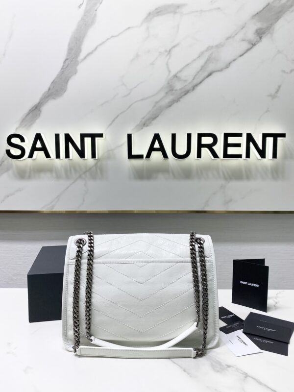 YSL Saint Laurent's Niki's Medium Handbag - White - Image 5
