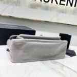 YSL Saint Laurent's Niki's Medium Handbag - Silver Gray - Image 4