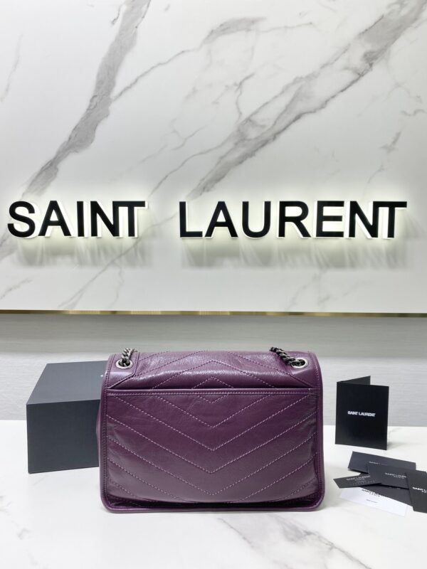YSL Saint Laurent's Niki's Medium Handbag - Purple - Image 4