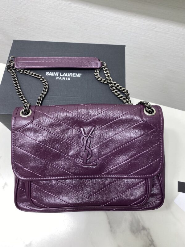 YSL Saint Laurent's Niki's Medium Handbag - Purple - Image 5