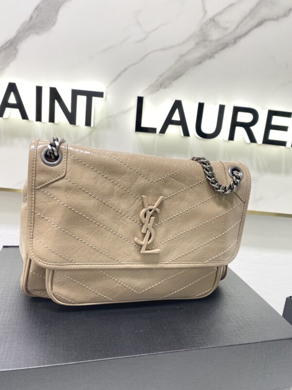 YSL Saint Laurent's Niki's Medium Handbag - Apricot - Image 4