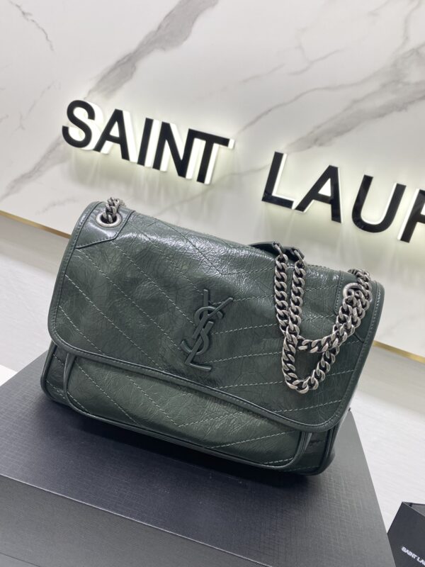 YSL Saint Laurent's Niki's Medium Handbag - Emerald - Image 4